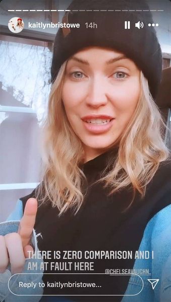Kaitlyn Bristowe undskylder 'bachelor' -deltager Chelsea vaughn over hårkommentarer, indrømmer at hun var 'fuldstændig uvidende'