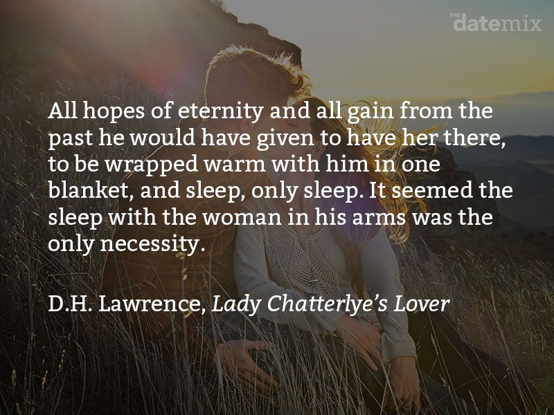 Un párrafo de amor de D.H. Lawrence, Lady Chatterley