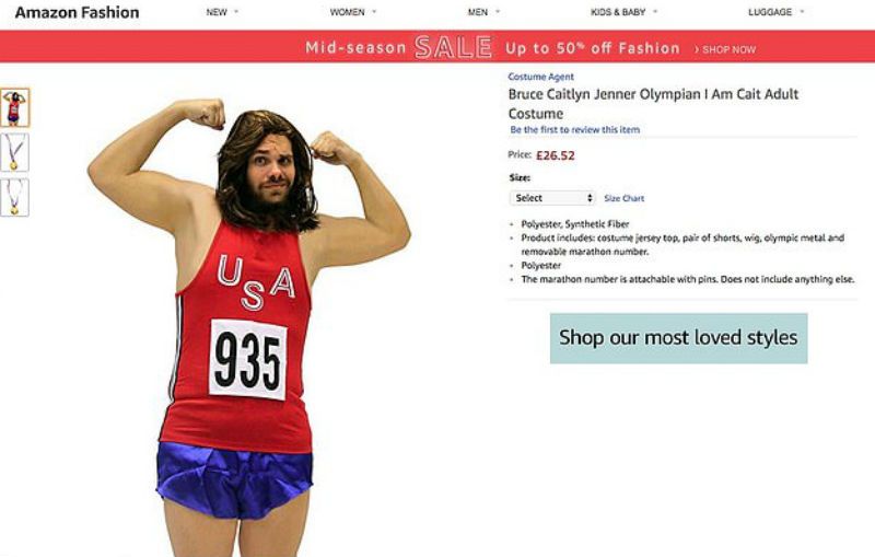 Caitlyn Jenner Halloween kostume fjernet fra eBay efter at være blevet smækket af transseksuelle velgørenhedsorganisationer
