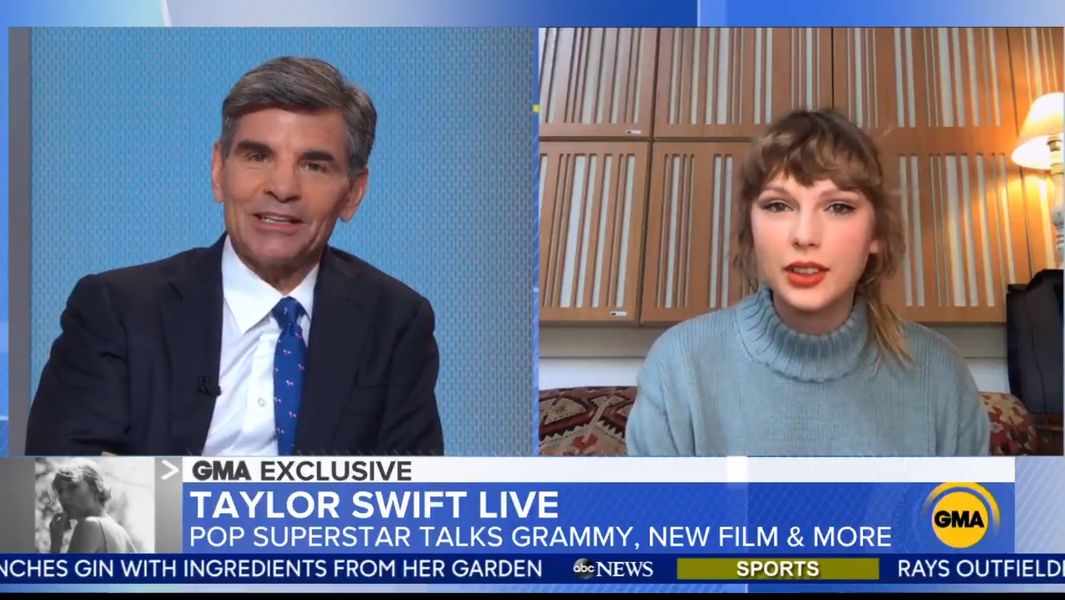 Taylor Swift พูดถึง Michael Scott จาก 'The Office' ขณะที่เธอพุ่งสูงกว่าการเสนอชื่อเข้าชิงรางวัลแกรมมี่ที่ 'ไม่น่าเชื่อ' ระหว่างการสัมภาษณ์ 'GMA'