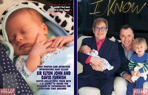 Sir Elton John a David Furnish predstavujú dieťa Eliáša