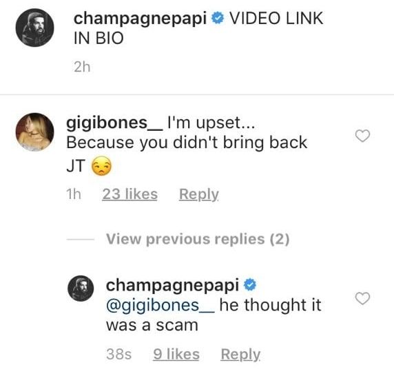Aqui está o porquê J.T. E o vídeo da reunião de 'Degrassi' de Sean não estava no Drake