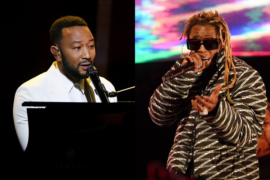 John Legend opfordrer Lil Wayne og andre rappere, der støtter Donald Trump