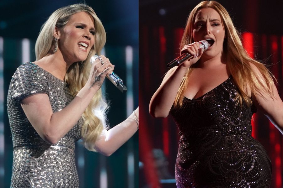 Grace Kinstler predvádza svoje zabijácke vokály, keď sa k nej pripojil Joss Stone za efektné predstavenie „American Idol“
