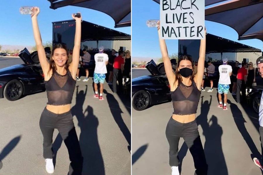 Kendall Jenner Mencatat Lurus Tentang Penampilan Protes yang Diedit dengan Photoshop: ‘Saya Tidak Memposting Ini’