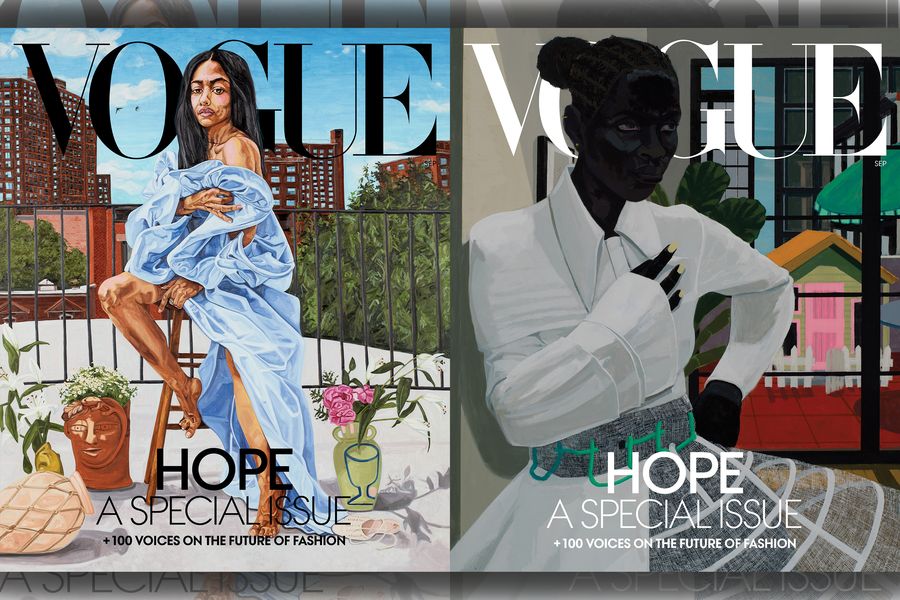 Septembrové obaly „Vogue“ inšpirujú „Nádej“ špeciálnymi maľbami