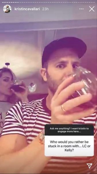 Kristin Cavallari zdanlivo hodí tienidlo na Lauren Conrad v Boozy Instagram Q&A