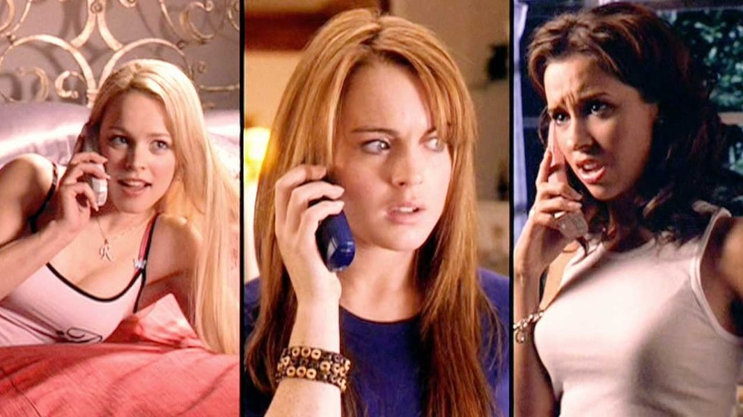 Lindsay Lohan, Rachel McAdams y el elenco de 'Mean Girls' recrean la icónica escena de una llamada telefónica