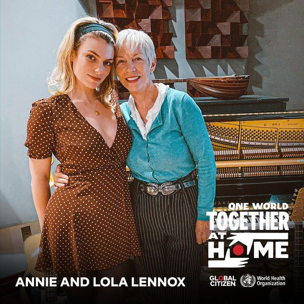 Annie Lennox och dotter Lola delar specialduet för 'One World: Together At Home'