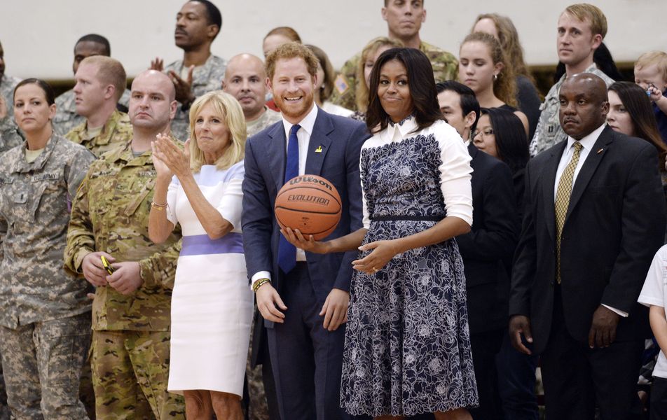 Michelle Obama, prins Harry