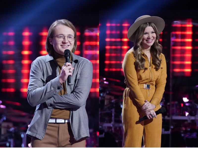 Rachel Mac og Bradley Sinclair konkurrerer med Elton Johns 'Your Song' On 'The Voice'