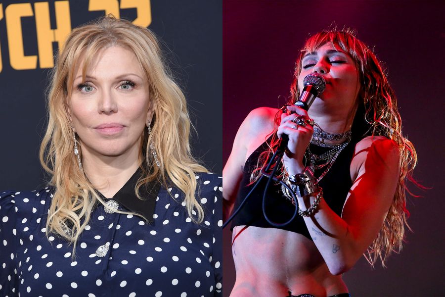 Courtney Love „Touched“ od Miley Cyrus „Cover Of Hole“ „Doll Parts“