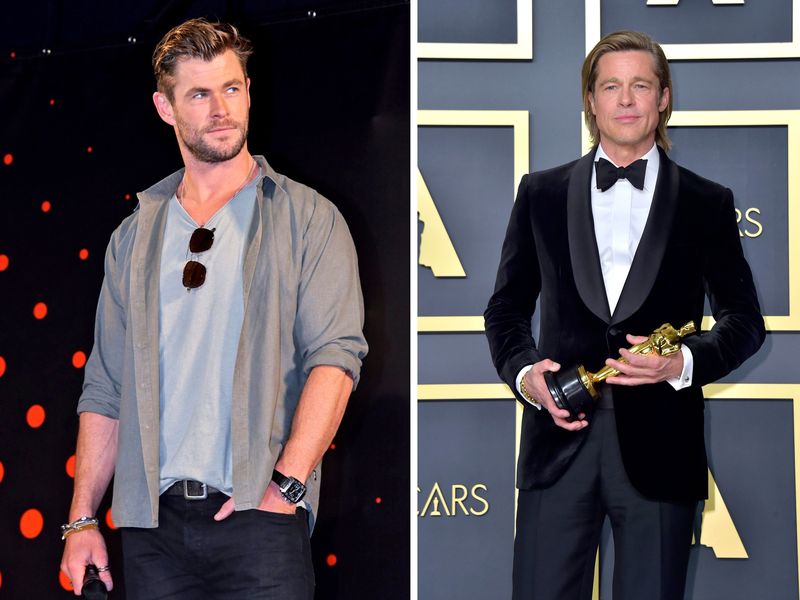 Chris Hemsworth fue deslumbrado por Brad Pitt