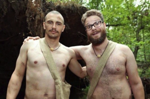 Sledujte, ako sa James Franco a Seth Rogen dostávajú „nahí a bojí sa“