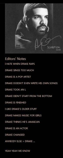 'Scorpion' de Drake: 7 cosas que aprendimos escuchando su nueva música