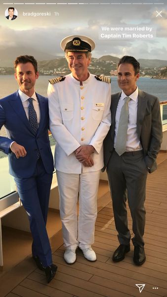 Brad Goreski sa oženil s dlhoročným priateľom Gary Janetti na ceremoniáli v Karibiku