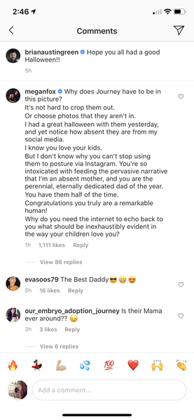 Brian Austin Green ďakuje fanúšikom za podporu po tom, čo ho Ex Megan Fox zabije za verejné zdieľanie fotografií ich syna