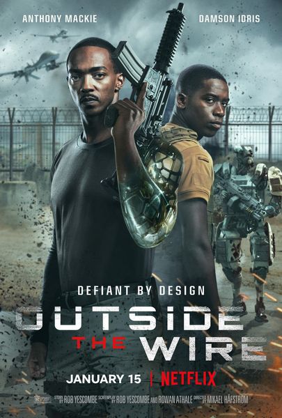 Nový film Netflix pre ‘Outside The Wire‘ ukazuje Anthonyho Mackieho ako supervojaka pre Android