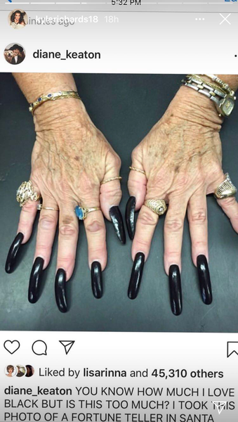 Kyle Richards cree que su anillo robado es el mismo que se vio en Psychic en la publicación de Instagram de Diane Keaton