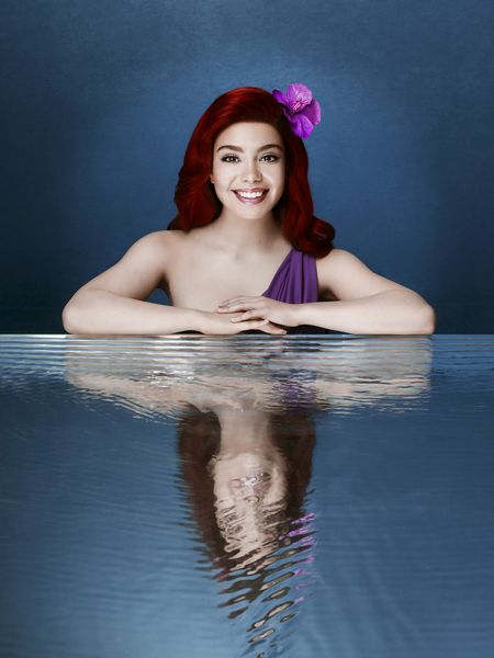 Auli’i Cravalho como Ariel. (ABC / Andrew Eccles)