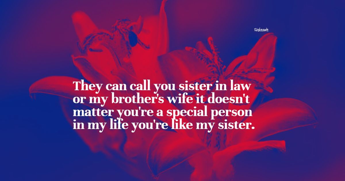 86+ Best Sister In Law Quotes: Exclusive Selection