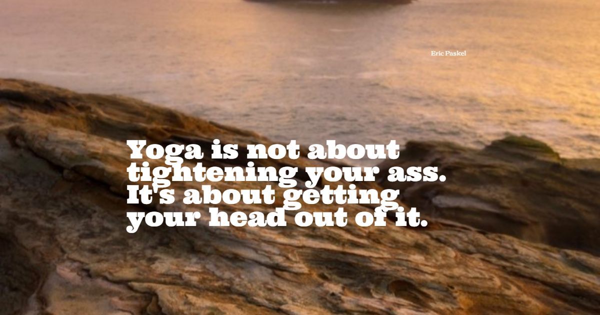 Mais de 111 melhores citações engraçadas de ioga para fazer você rir alto