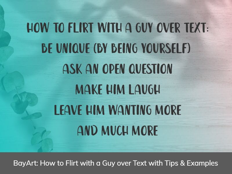 Sådan flirter du med en fyr over tekst med tips og eksempler