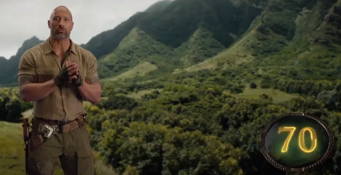 'Jumanji: Welcome To The Jungle' Cast Preview Film på 90 sekunder
