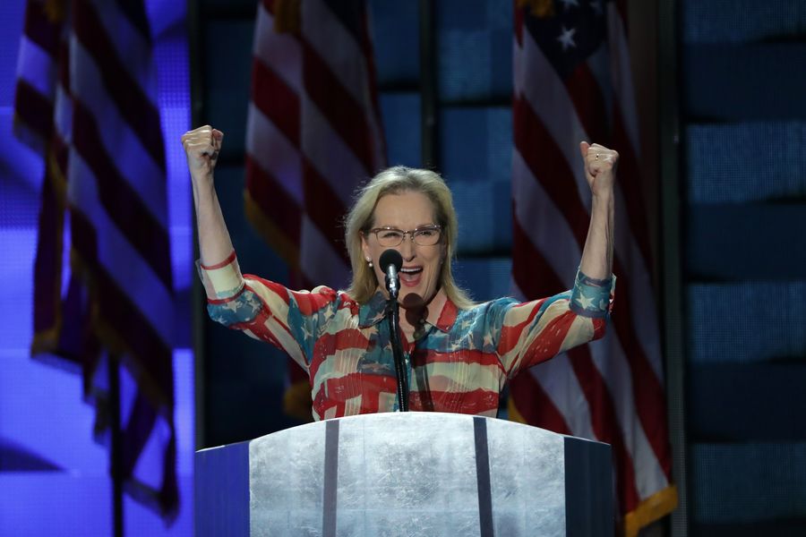 Susan Sarandon a Stephen Colbert hovoria „Bozo“, Donald Trump o „Neskorej prehliadke“