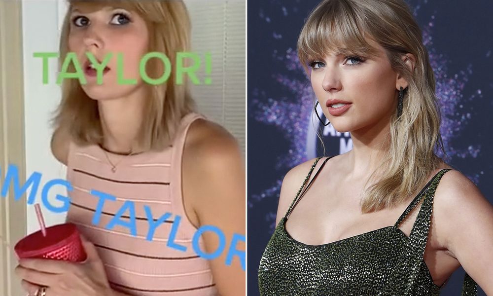 Taylor Swift ima podoben videz TikTok