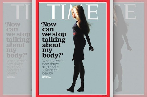 Curvy New Barbie skaber forsiden af ​​tidsskriftet 'Time'
