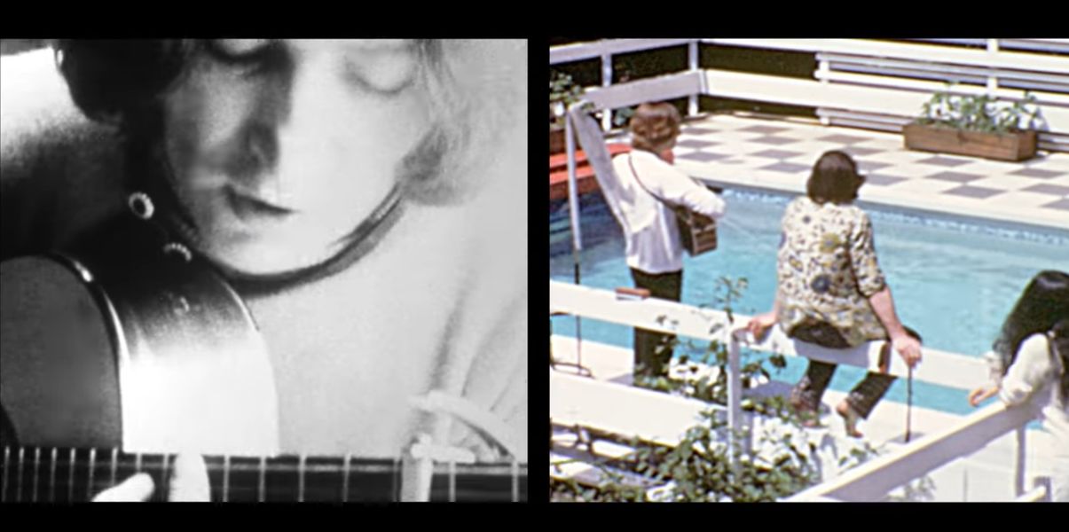 John Lennon a Yoko Ono viděni v objevených záběrech, když je vydáno nové video „Podívejte se na mě“